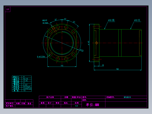 山云日尚SYS滚珠丝杠DFU8010.dwg