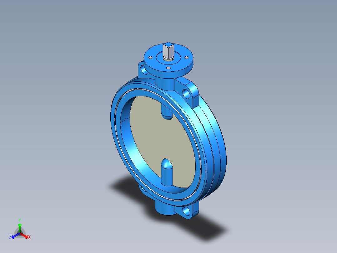 阀门模型WD71X-I_[300]正等轴测图