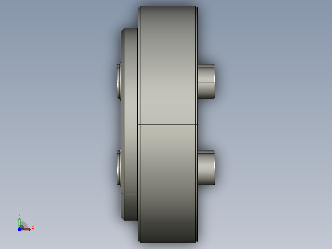 齿轮啮合 (93)前视图