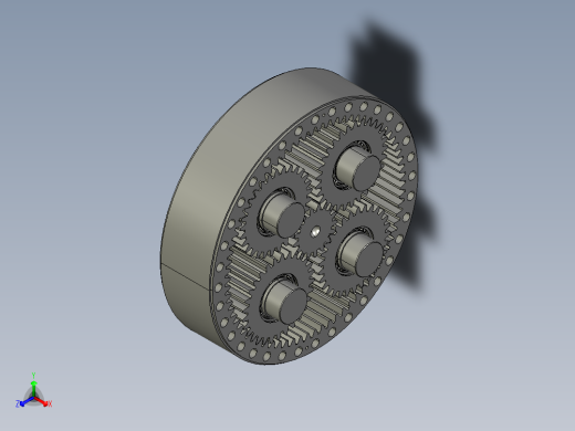 齿轮啮合 (93)正等轴测缩略图