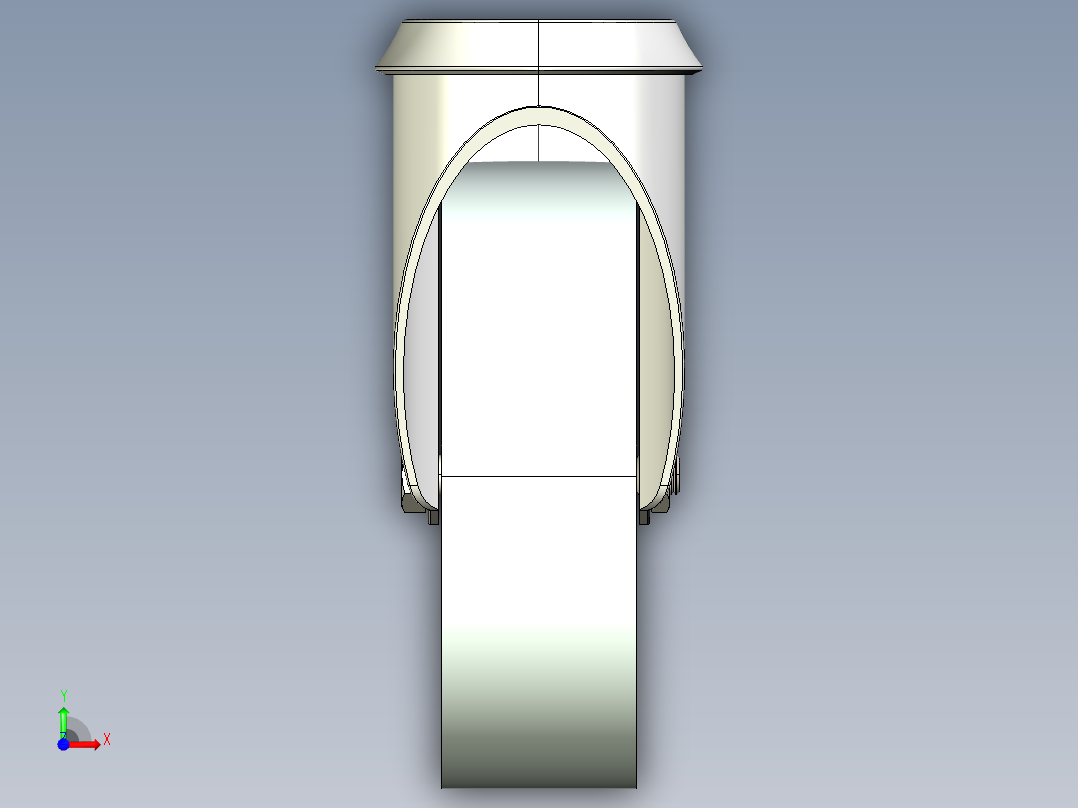 型材-KJN 515367 125MM WHEEL BRAKE前视图