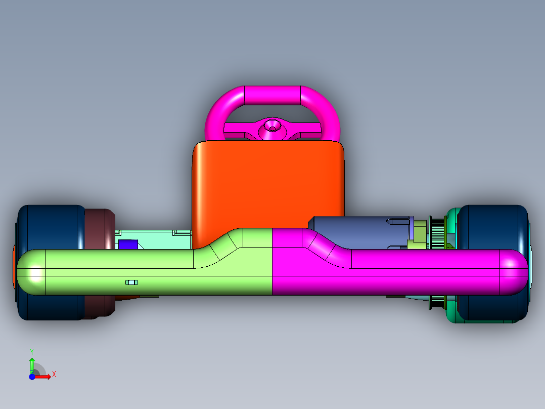 无线遥控汽车卡丁车前视图