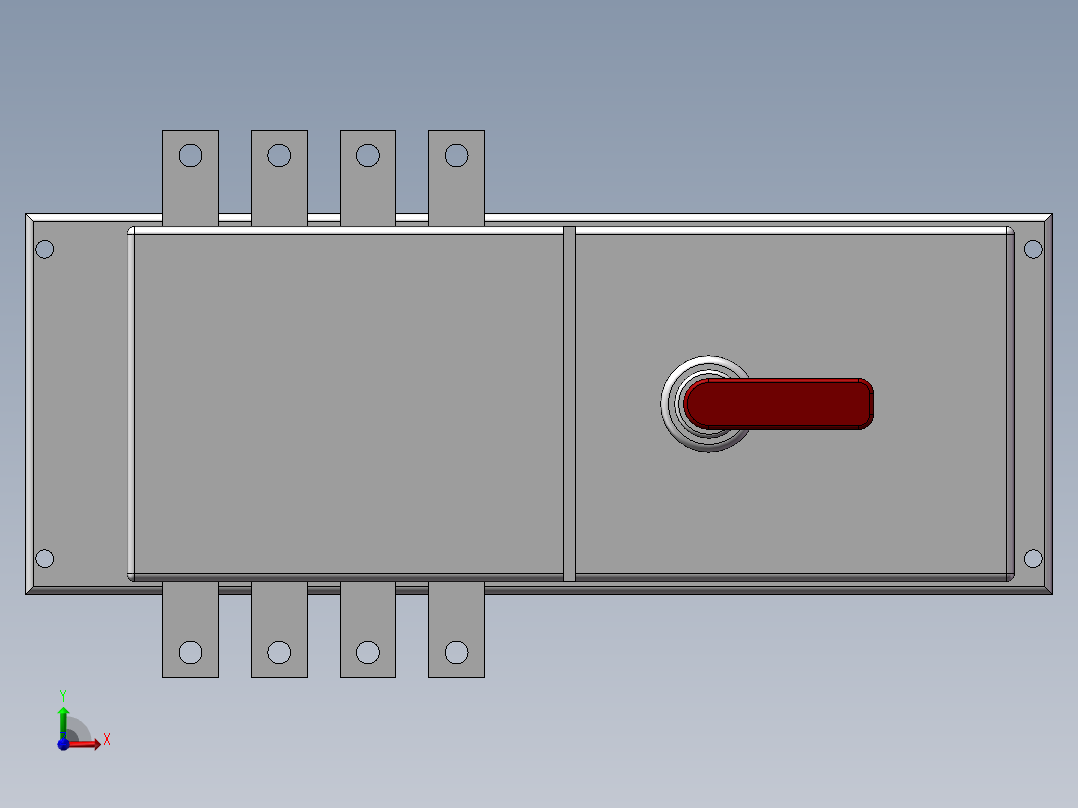 WATSGA-160A-4PCR 施耐德 双电源前视图