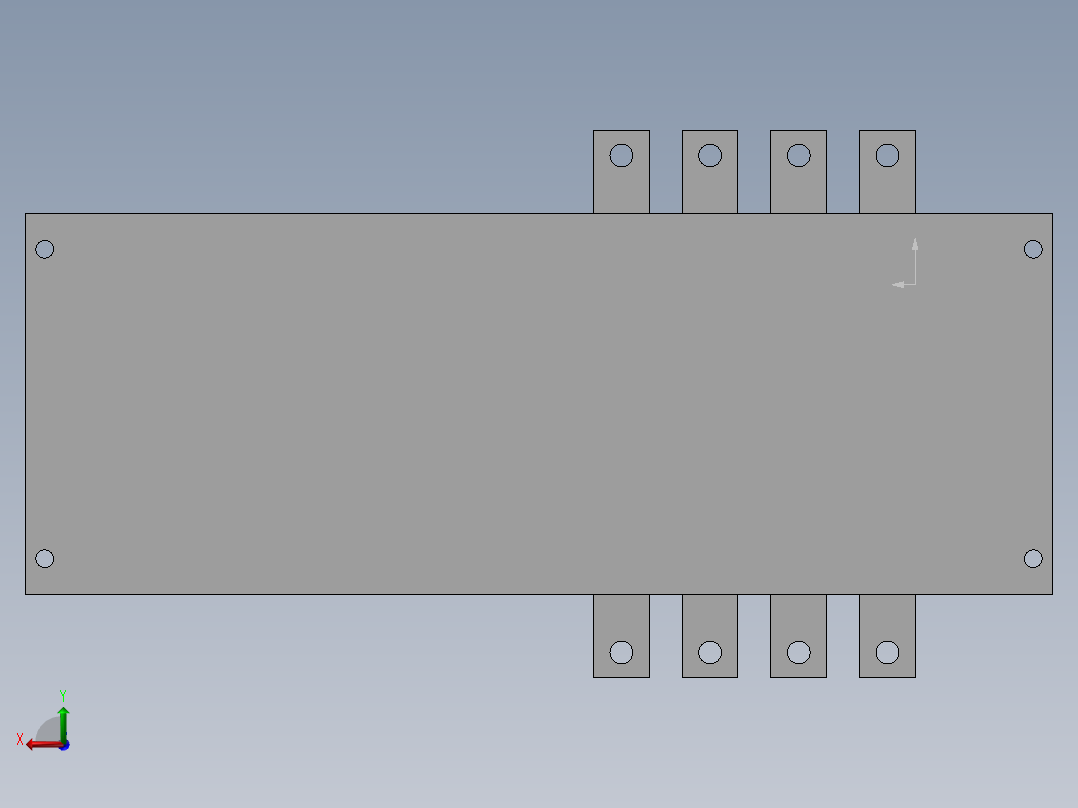 WATSGA-160A-4PCR 施耐德 双电源后视图