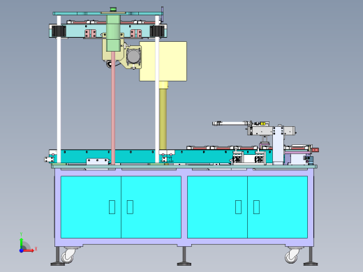 一种皮带线升降设备sw18可编辑前视缩略图