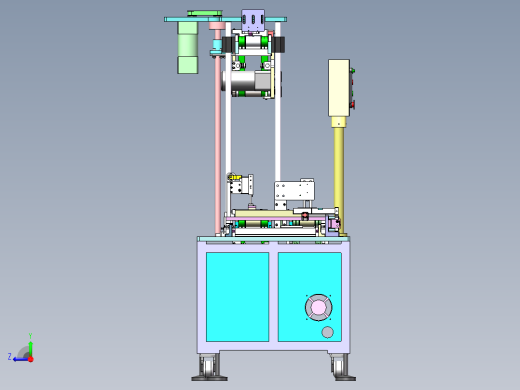 一种皮带线升降设备sw18可编辑右视缩略图