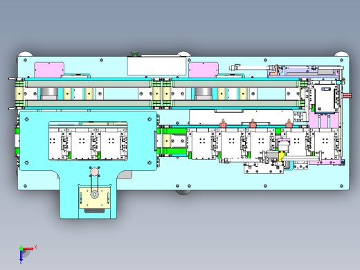 一种皮带线升降设备sw18可编辑俯视缩略图