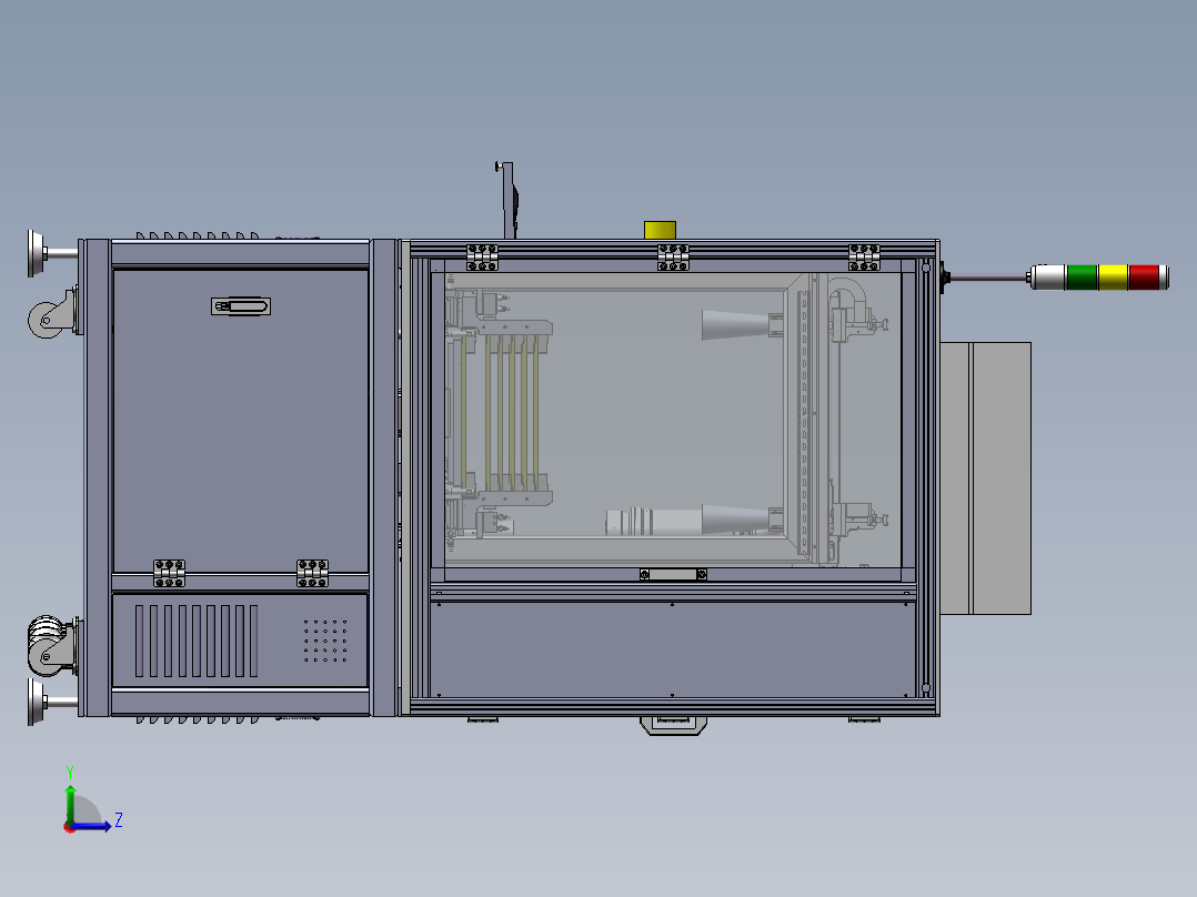摄像头贴膜机sw22可编辑左视图