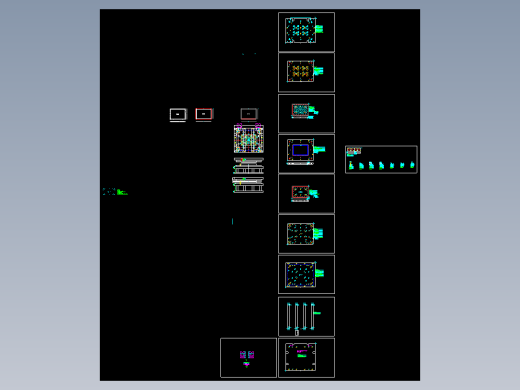 笔记本电脑A面外壳60度折弯模具设计图