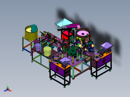 花洒式喷头自动组装机