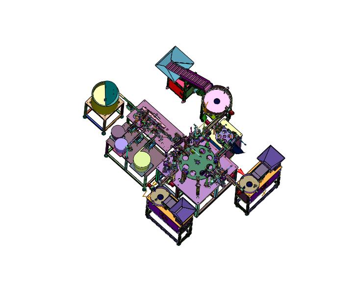 花洒式喷头自动组装机