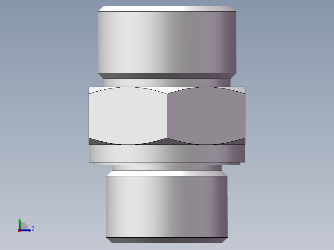 英制管螺纹ED密封、1DB-24-08WD左视图