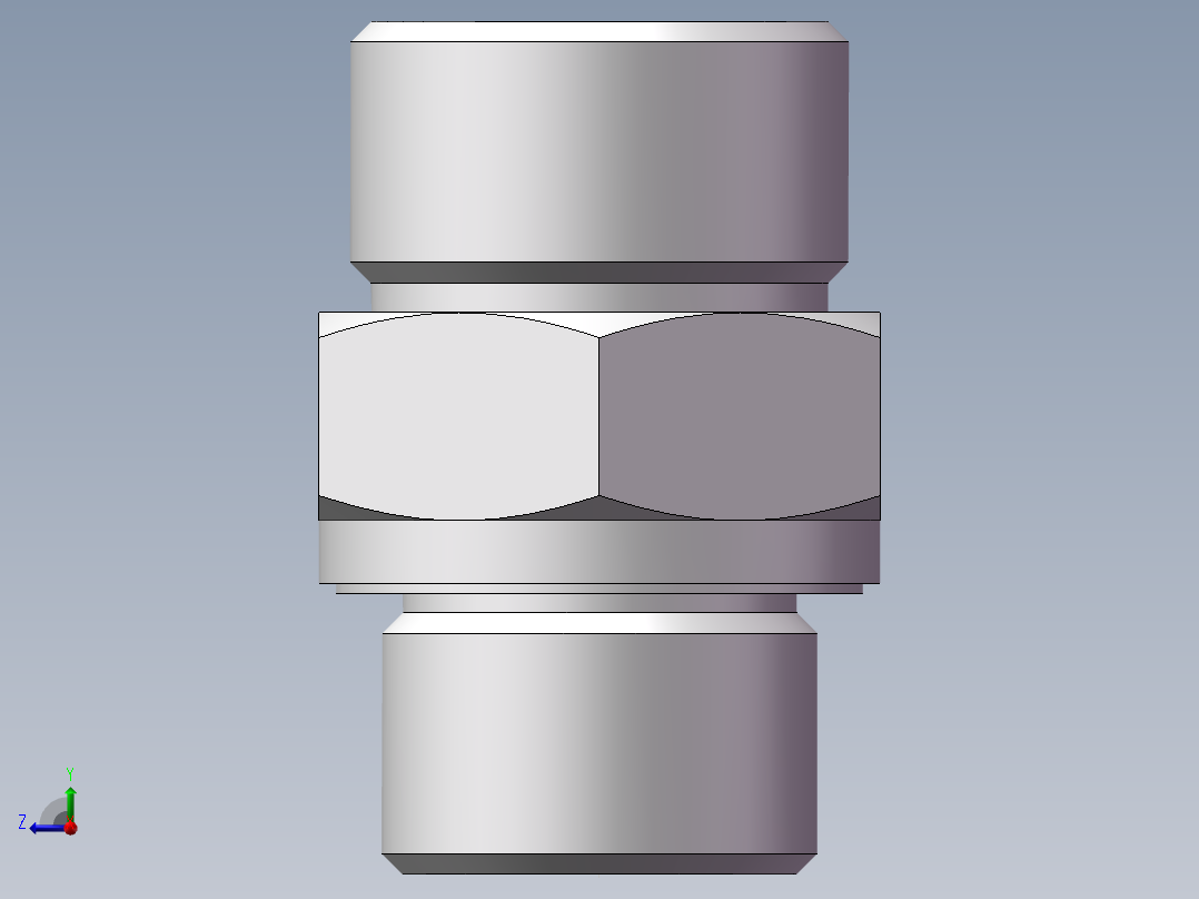 英制管螺纹ED密封、1DB-24-08WD右视图