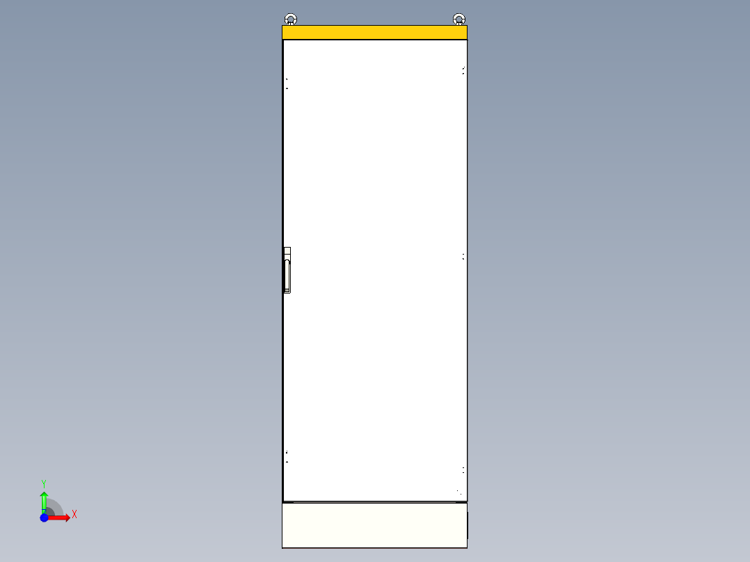 通用型钣金配电箱前视图