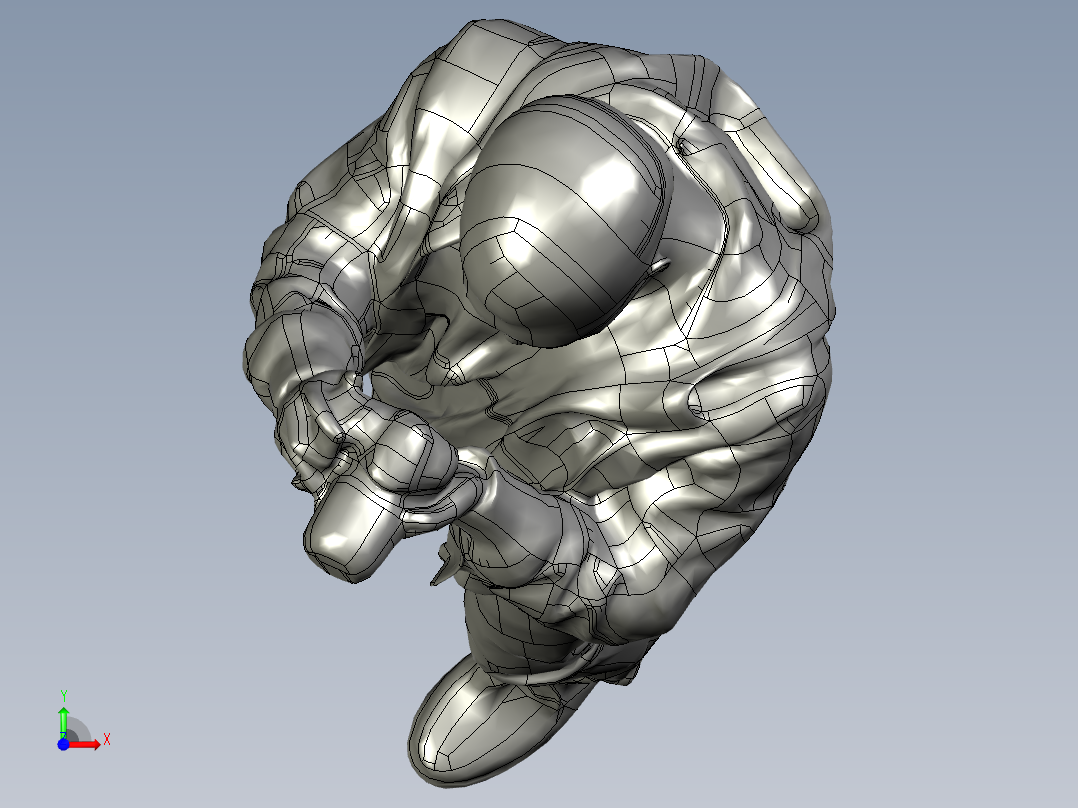 人体模型(117)前视图