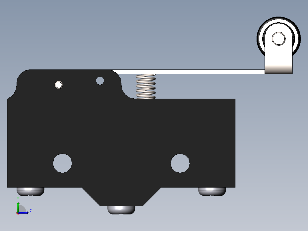 微动开关、开关(17)左视图