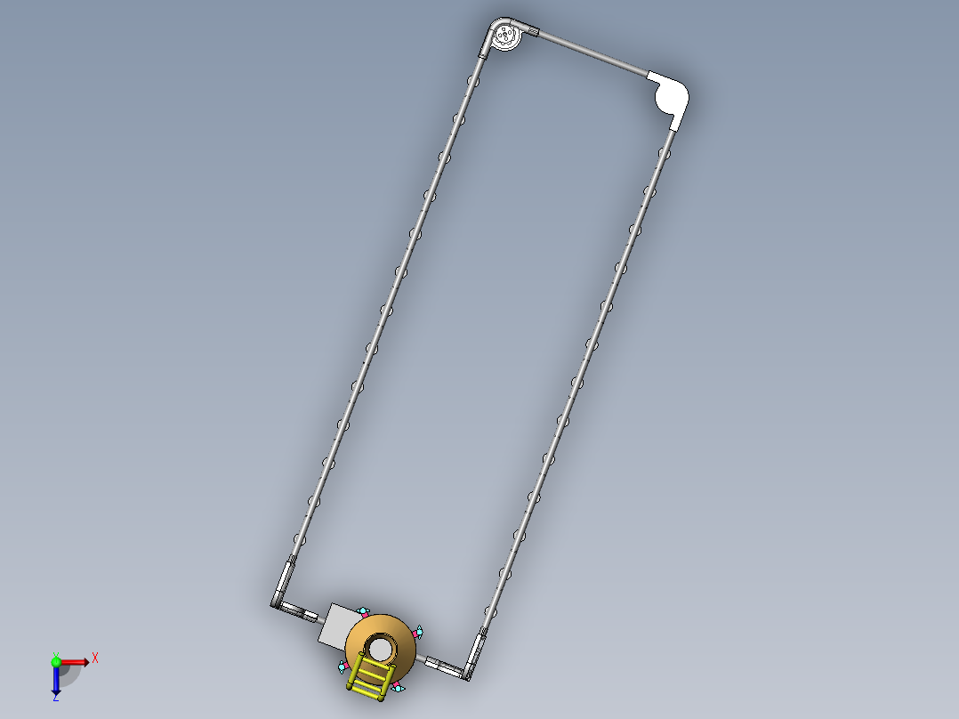 投喂系统俯视图
