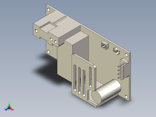 A3004219-电源Mean Well RPS-120系列正等轴测缩略图