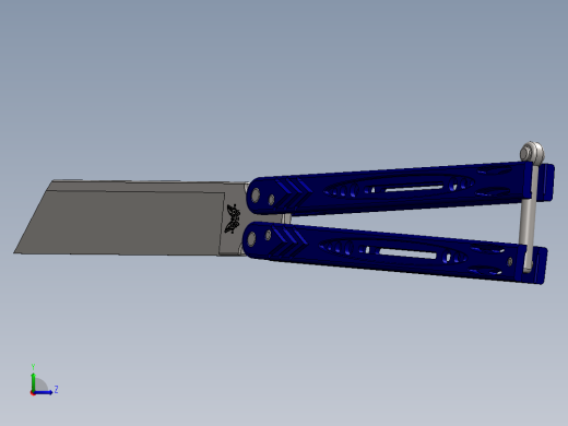 折叠刀、刀 (14)左视缩略图
