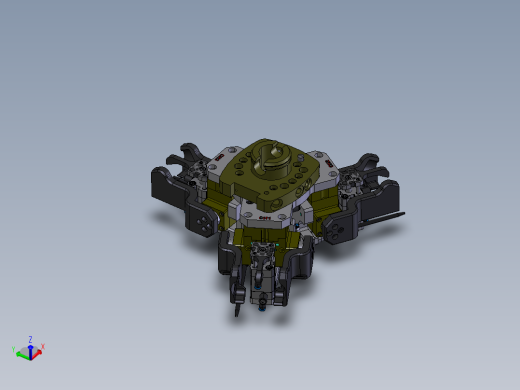 用于更换托盘零件的机器人夹具  STP