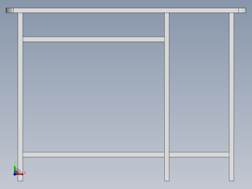 简易电脑桌48前视缩略图
