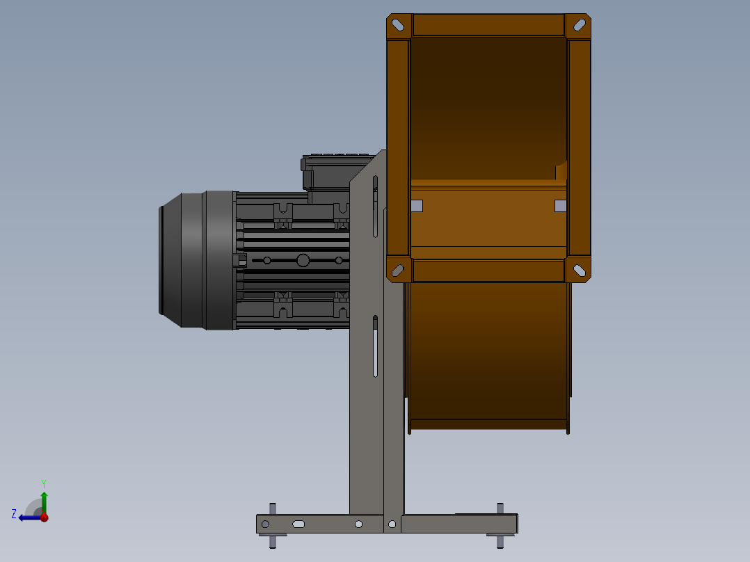 RFC 280I离心风机右视图