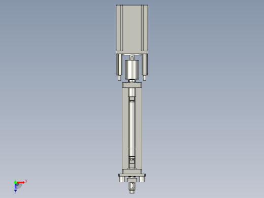 YWP200K4-06-08-00极片张力辊组件俯视缩略图