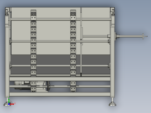 上料机装配前视缩略图