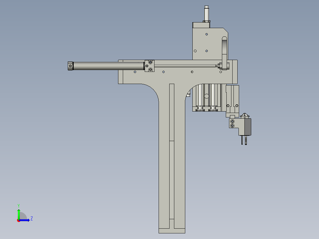 ANM-按钮帽搬送左视图