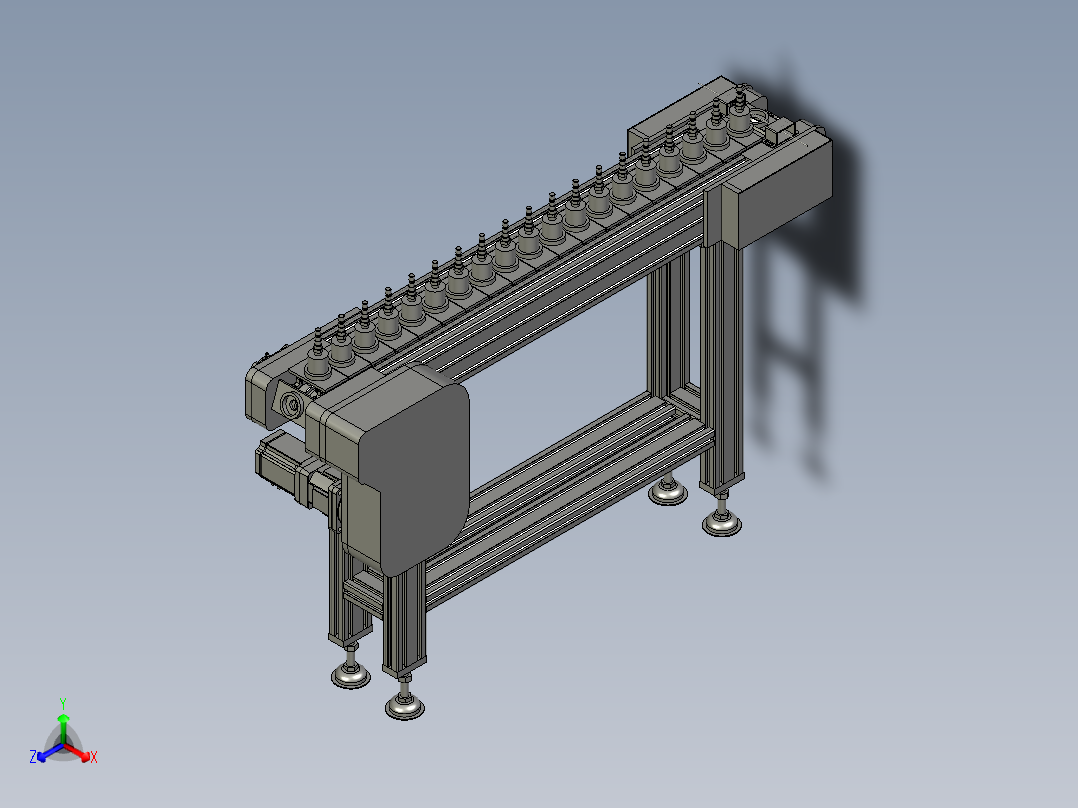 M060-链板线设备-ji加热炉主视图