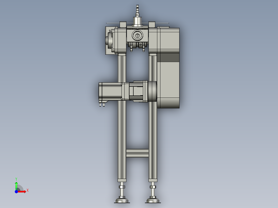 M060-链板线设备-ji加热炉前视图