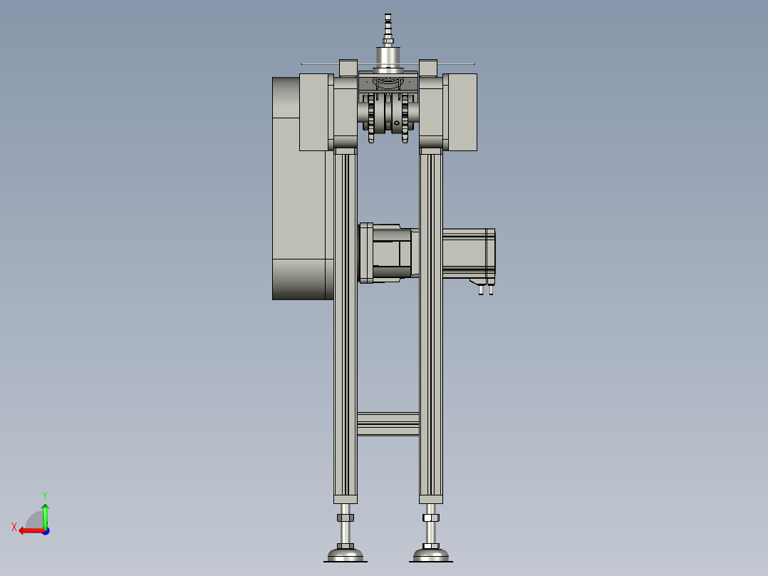 M060-链板线设备-ji加热炉后视图