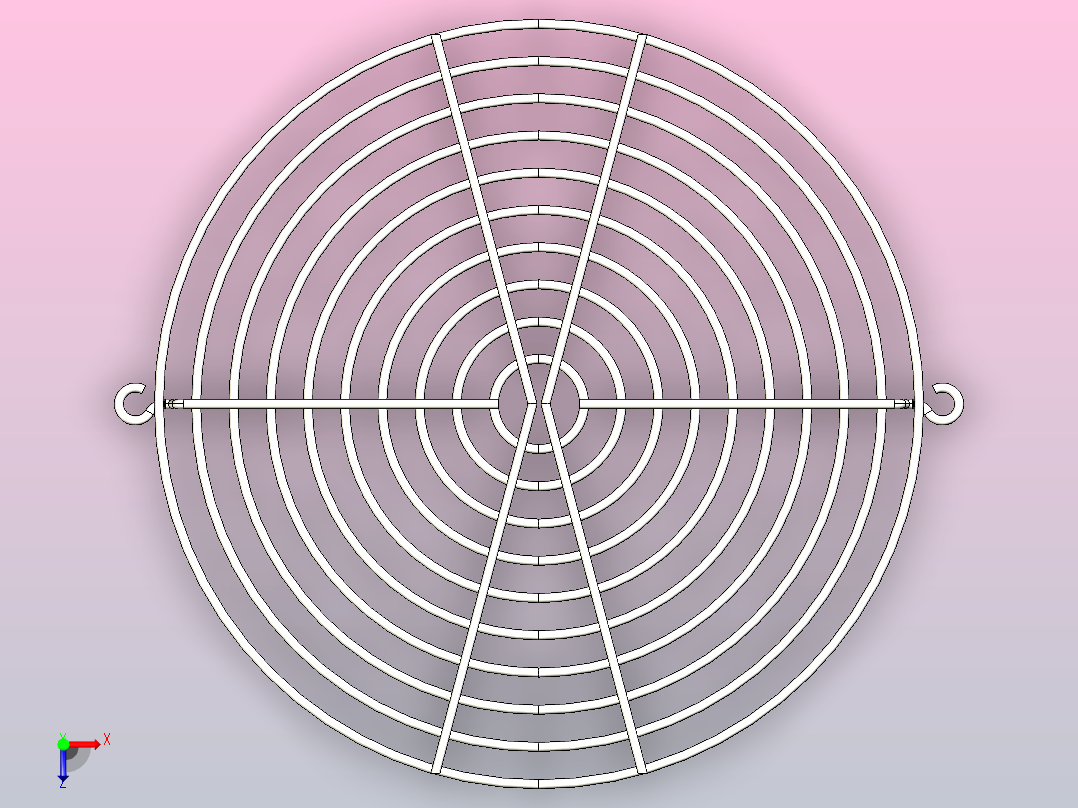 TX172金属网罩[TX172]俯视图