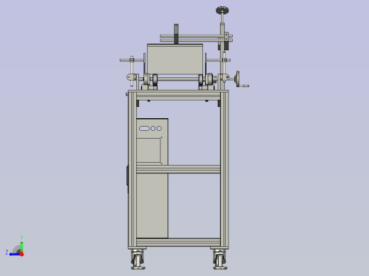纸盒加工的传送装置右视缩略图