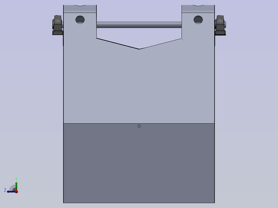 动物粪便料斗右视图