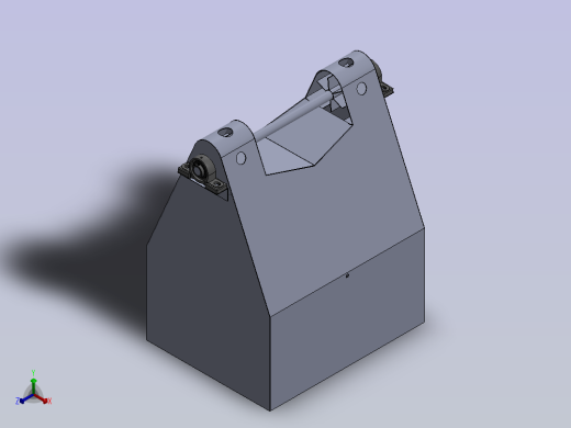 动物粪便料斗正等轴测缩略图