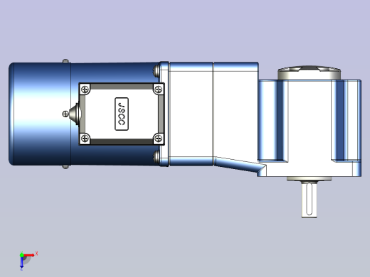 YB电磁制动电机 25yb02-1800俯视缩略图
