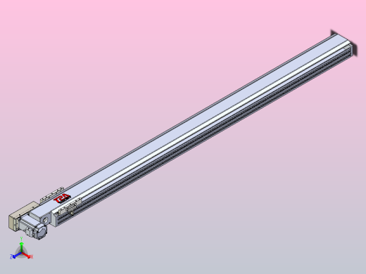 皮带直线轴半封闭可选导轨TPA-HNB-120D-110-L1550-ML-C-P40-N3