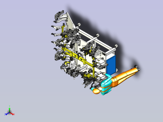 一款车顶点焊夹具