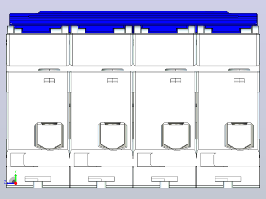 NBDP-125 4P塑料外壳式断路器三维模型202404右视缩略图