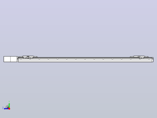皮带直线轴双滑块型TPA-GCBS-120-P70-L500-QR-M20-N3右视缩略图