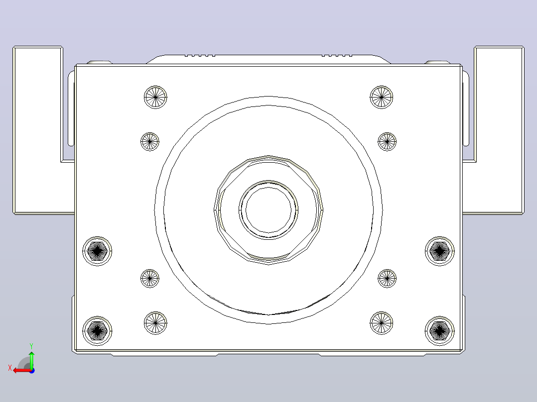 钢基模组TPA-KNR-8610C-640A1-M-F0后视图