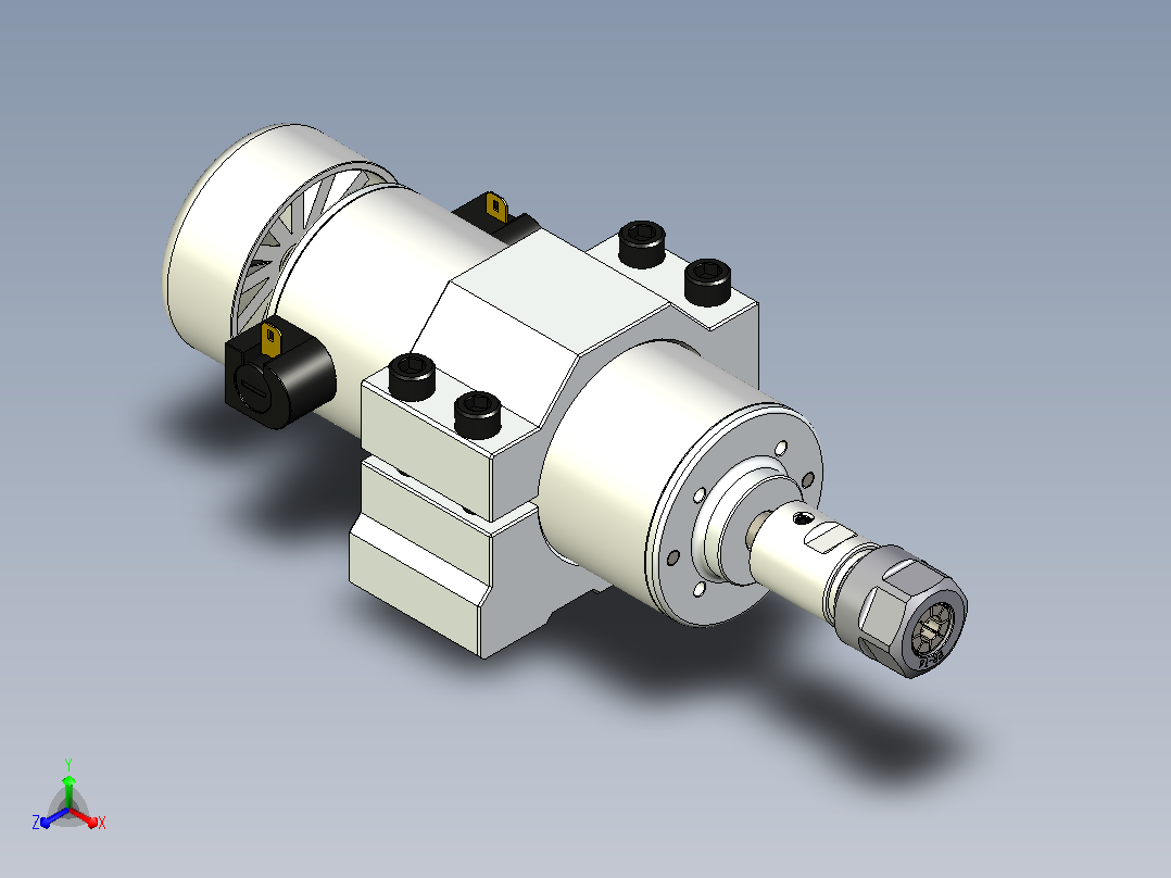 发动机 Spindle 0.8kw主视图
