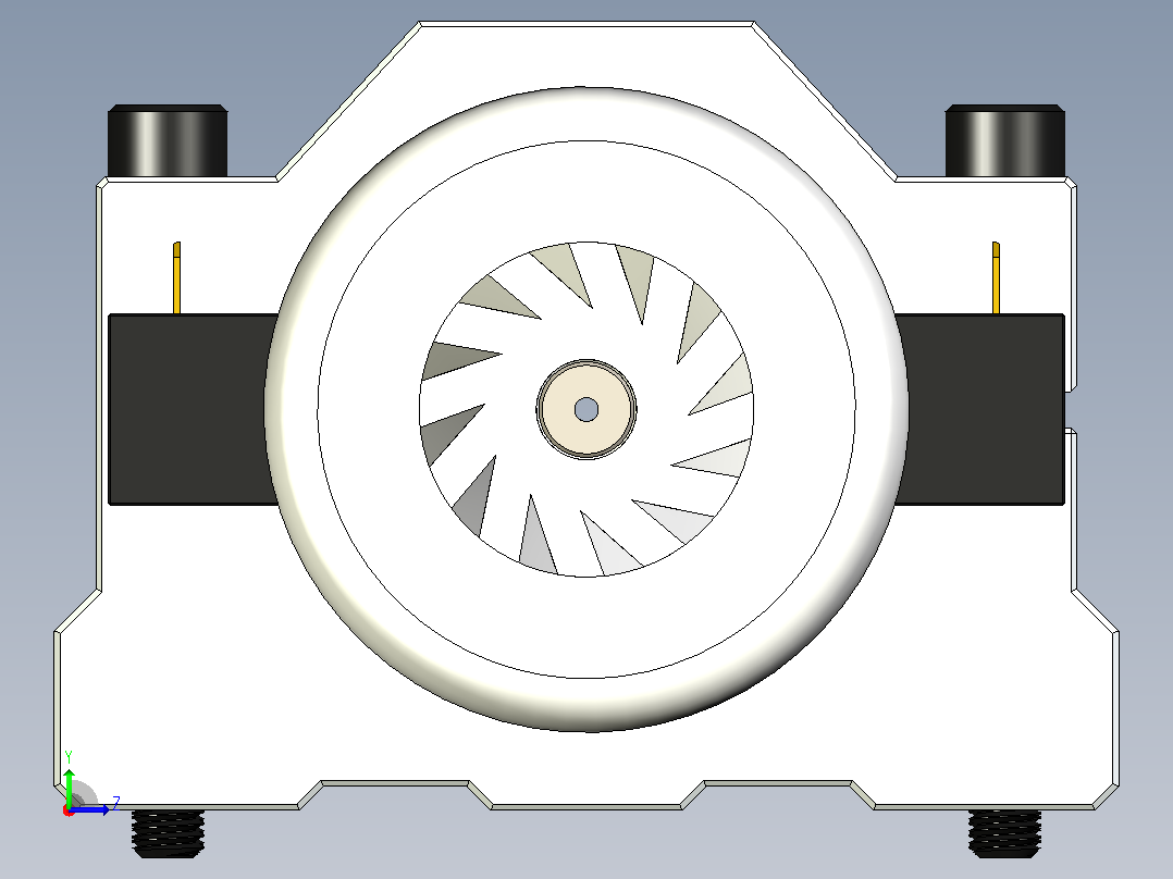 发动机 Spindle 0.8kw左视图