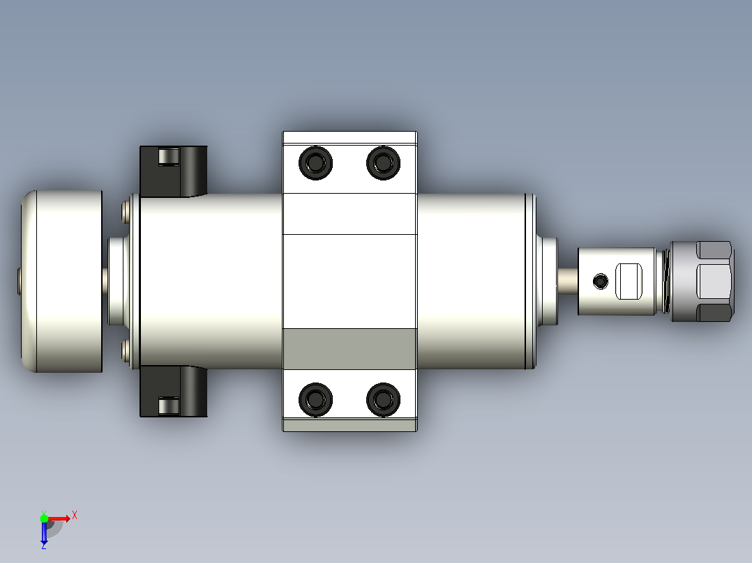 发动机 Spindle 0.8kw俯视图