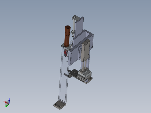 气缸夹取上下料带锁螺丝结构sw13编辑