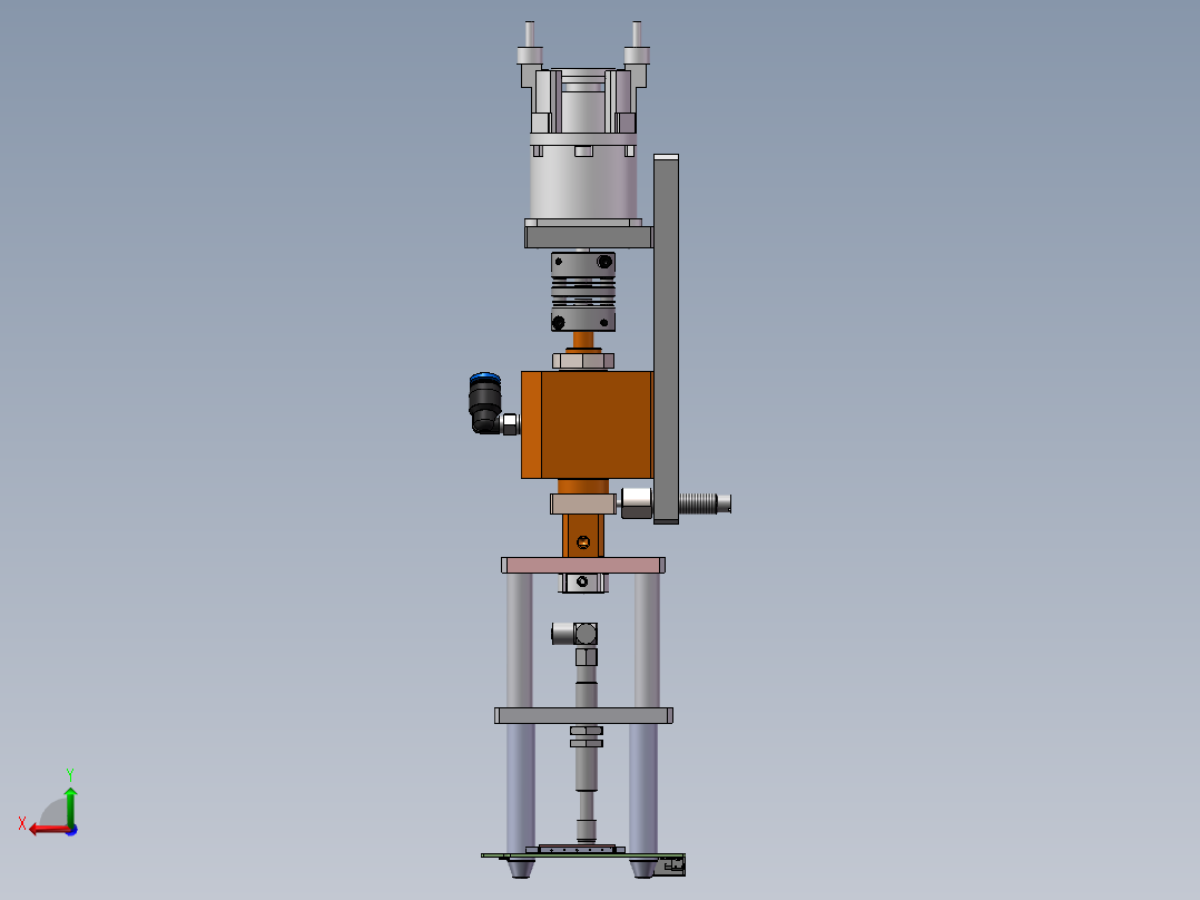 Z轴吸盘机构sw23后视图