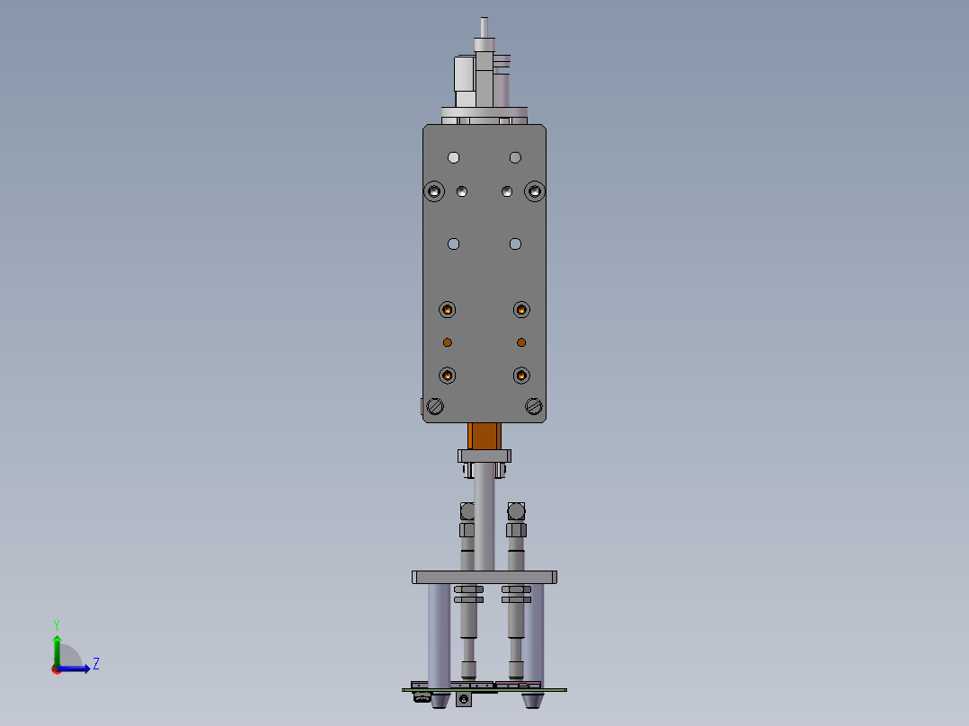 Z轴吸盘机构sw23左视图