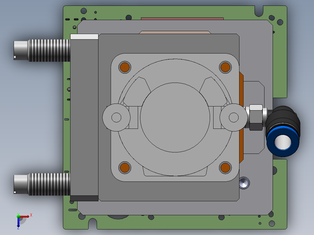 Z轴吸盘机构sw23俯视图