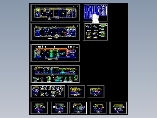 日处理1000吨工业园区的污水处理站（初沉池+水解酸化+A2O+二沉池+混凝沉淀组合）